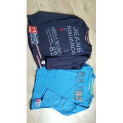 Nieuw Vingino shirt maat 128 + gratis gebruikt shirt