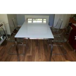 Eettafel Torsby met Tobias stoelen IKEA