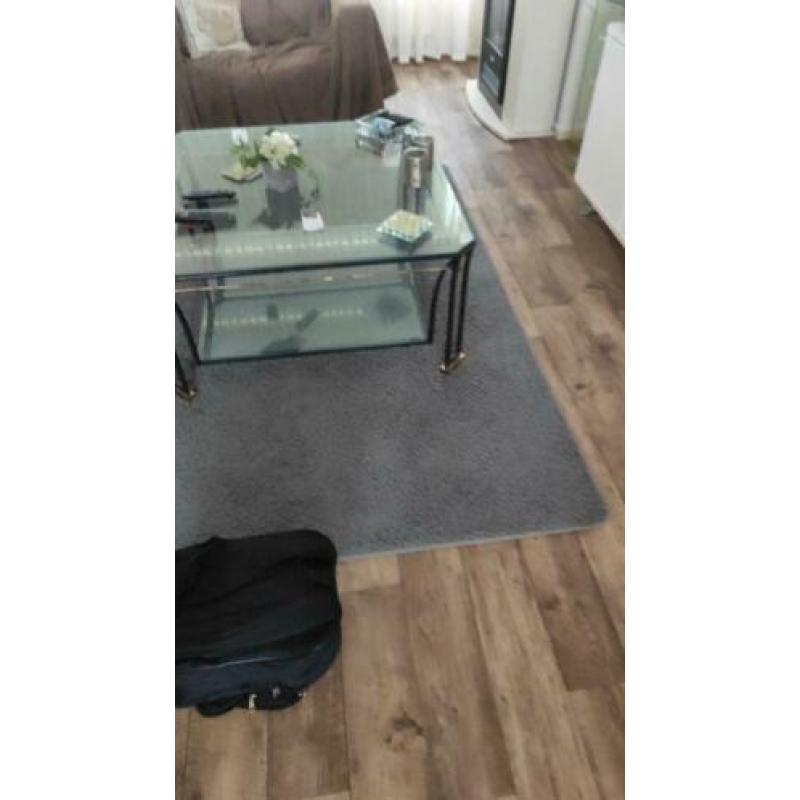 Glazen salontafel