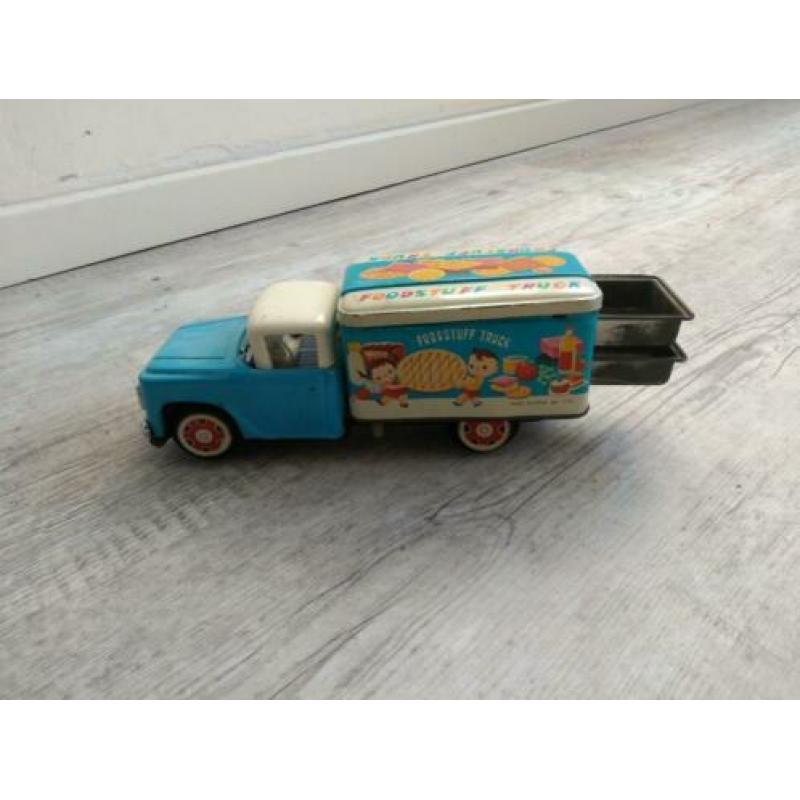 Vintage Tin Toy Foodstuff Truck China
