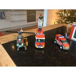 Lego brandweerkazerne compleet, zonder doos