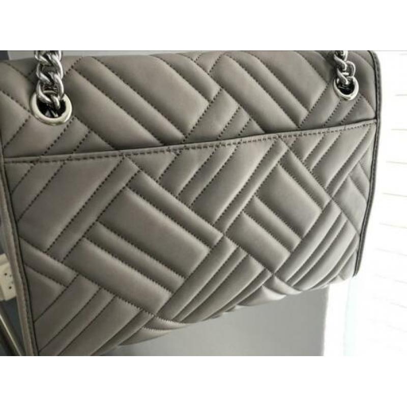 Michael Kors tas satchel Kathy grijs zilver *NIEUW*