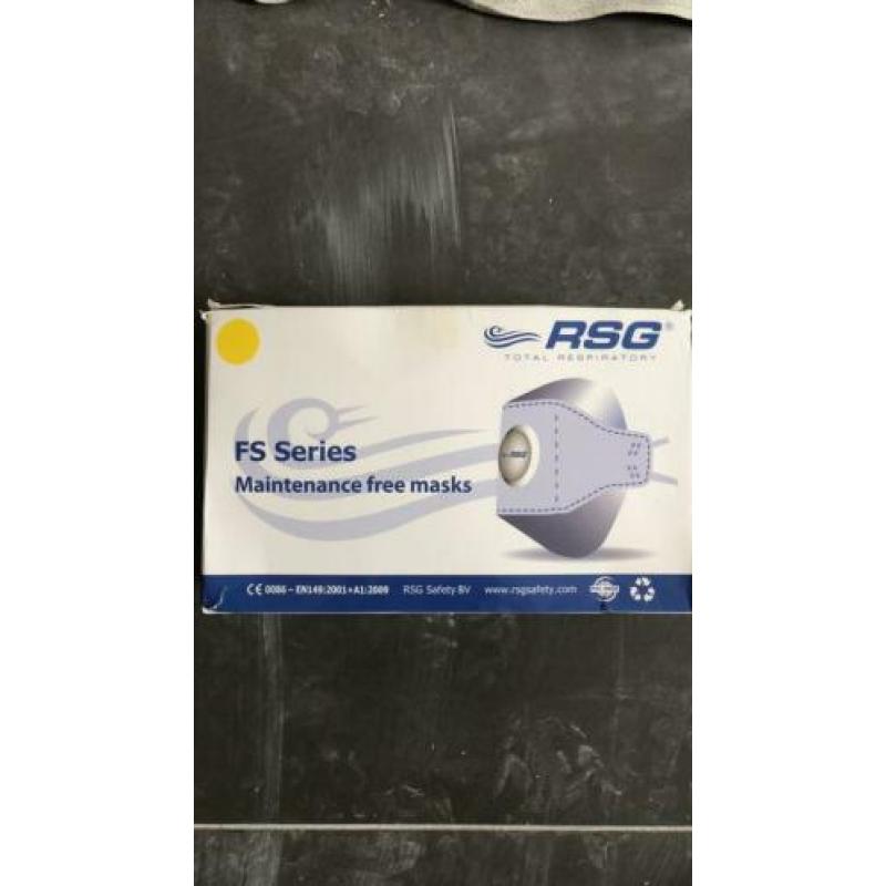 Mondkapjes / stofmaskers met ventiel FFP3 nieuw 9 stuks