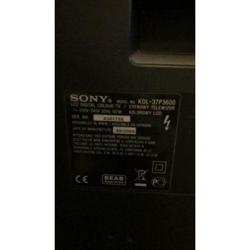 Sony LCD TV uit 2009