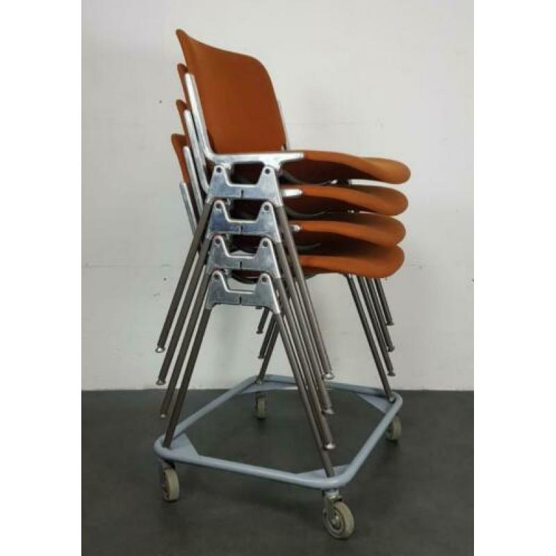 Castelli stoelen, set 4 stuks