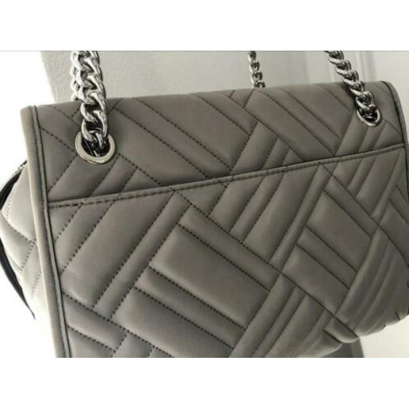 Michael Kors tas satchel Kathy grijs zilver *NIEUW*