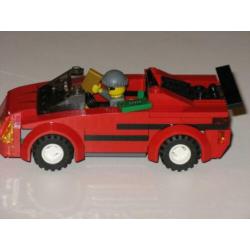 lego 60138 Politie auto, motor en luxe auto met boef