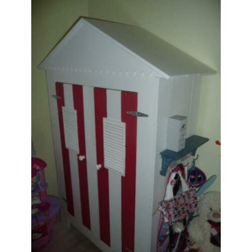 prachtige kledingkast kinderkamer (strandlook)