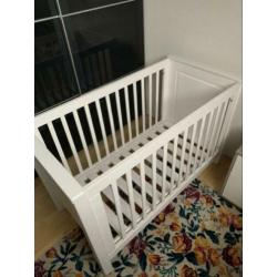 Ledikant 60x120, massiefhout! Wit
