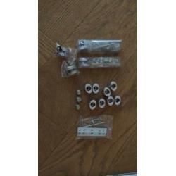 Gordijnrails Ikea Zilver 140 cm 4 stuks