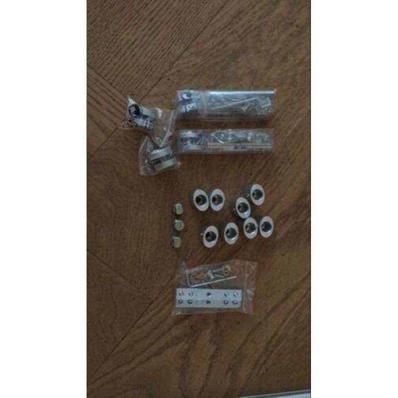 Gordijnrails Ikea Zilver 140 cm 4 stuks