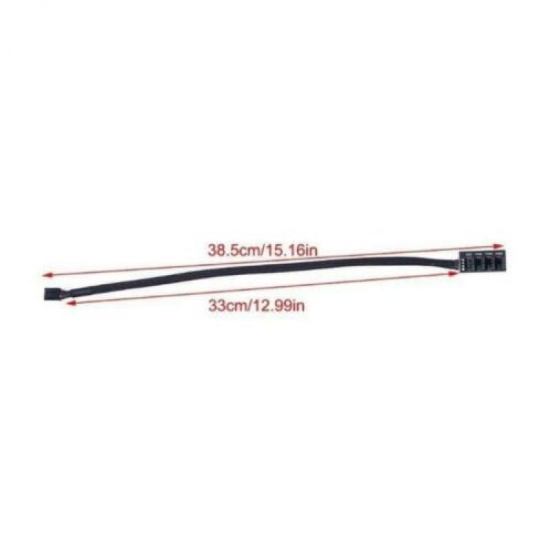 Female To 4 Male 4 Pin Port koeling fan kabel splitter