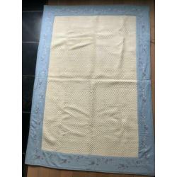 Laura Ashley Vloerkleed gebroken wit lavendelblauw