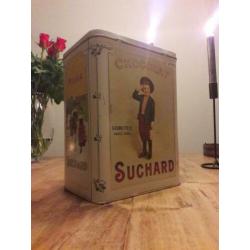 Zeldzaam antiek blik Chocolat Suchard