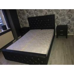 140x 200 bed + matrassen