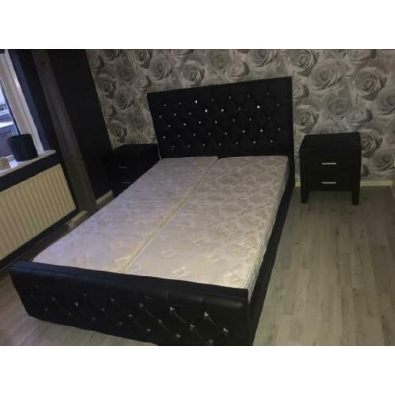 140x 200 bed + matrassen