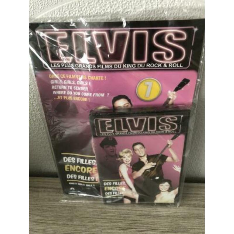 40 dvd s met boekje sealed Elvis Presley