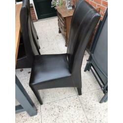 eetkamer stoelen eetkamerstoel leer 6 GRATIS