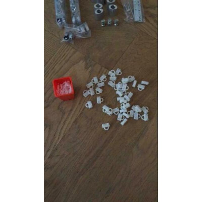 Gordijnrails Ikea Zilver 140 cm 4 stuks