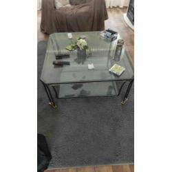 Glazen salontafel
