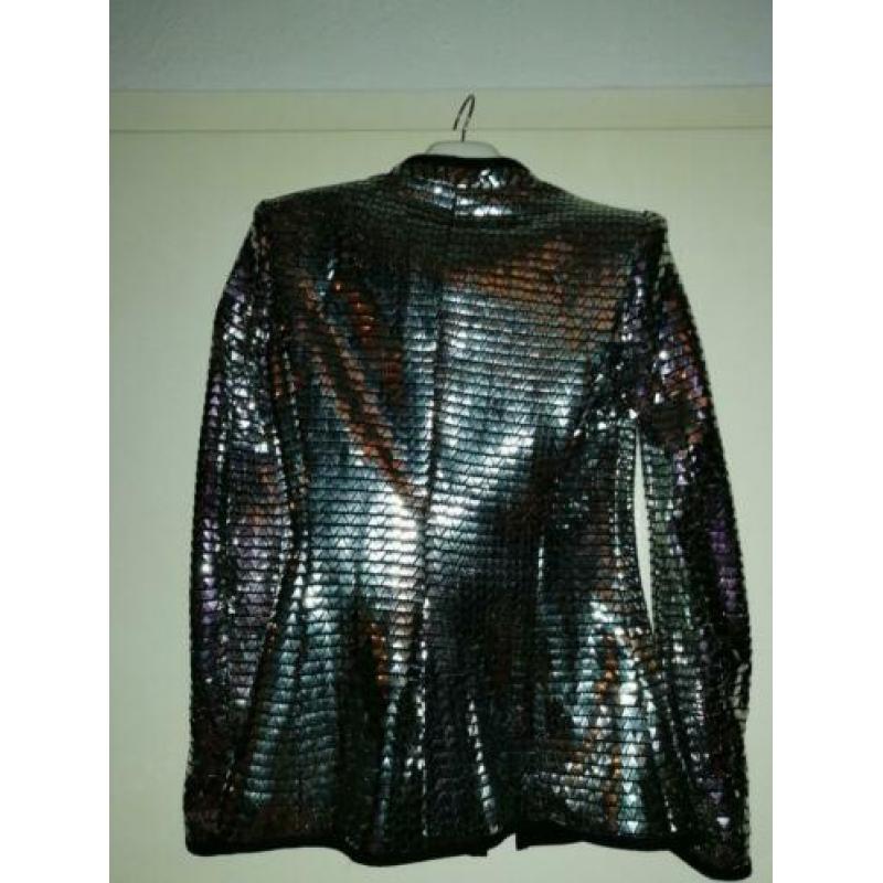 Zara blazer jasje maat xs Kleur zilver