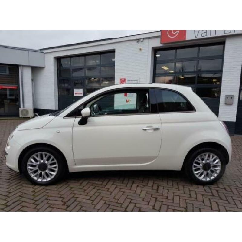 Fiat 500 0.9 TwinAir Turbo Lounge Pano-Dak Mooie auto.