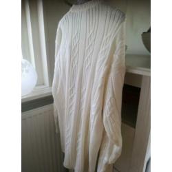 Prachtige warme trui Greenwood, gebroken wit, ca maat 44
