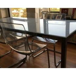 Eettafel Torsby met Tobias stoelen IKEA