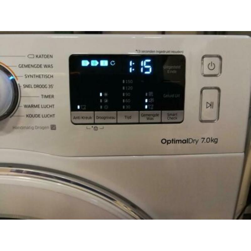 20 maanden oude A+++ 7 kg Warmtepompdroger Start uitstel