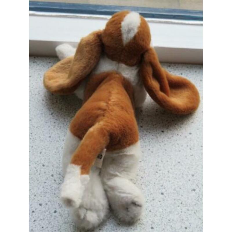 Hond Beagle van Scapino bruin wit glanzend velours