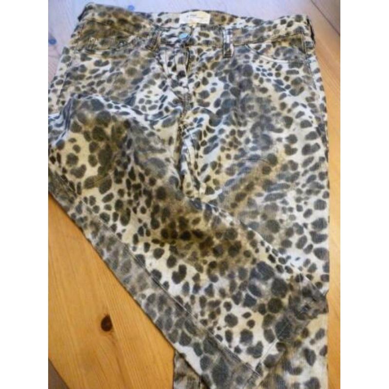 Isabel Marant broek met luipaardprint maat S (valt ruim)