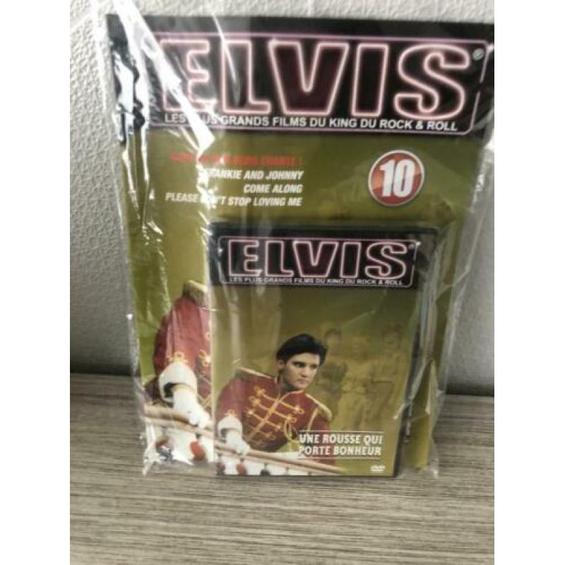 40 dvd s met boekje sealed Elvis Presley
