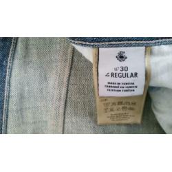 Maison scotch jeans blauw maat W 30 € 14,95