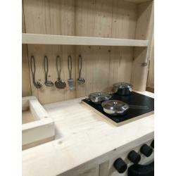Speelkeuken steigerhout NIEUW