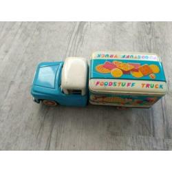 Vintage Tin Toy Foodstuff Truck China