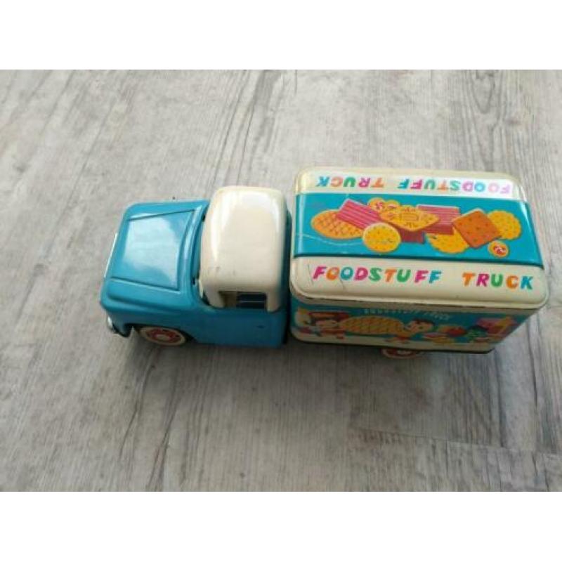 Vintage Tin Toy Foodstuff Truck China