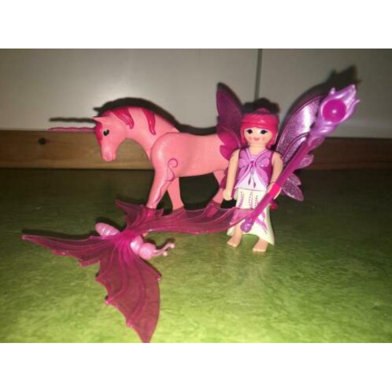 Playmobil, eenhoorn & pegasus set.