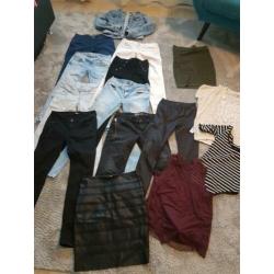 Partij 20 stuks dames merkkleding is jeans nieuw only enz
