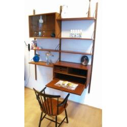 p) Poul Cadovius jaren 50 wandsysteem - Deens vintage design