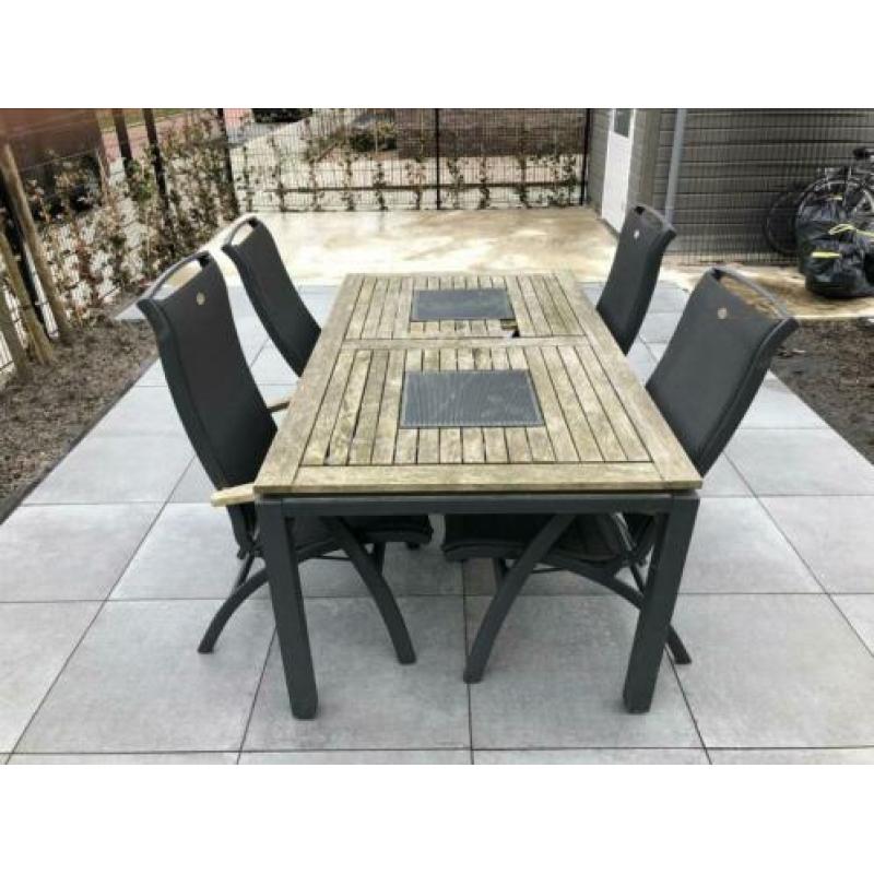 Hartman da vinci tuin set met 4 stoelen