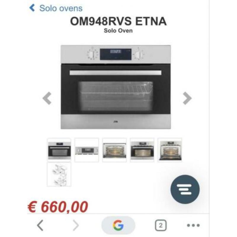 ETNA inbouwoven