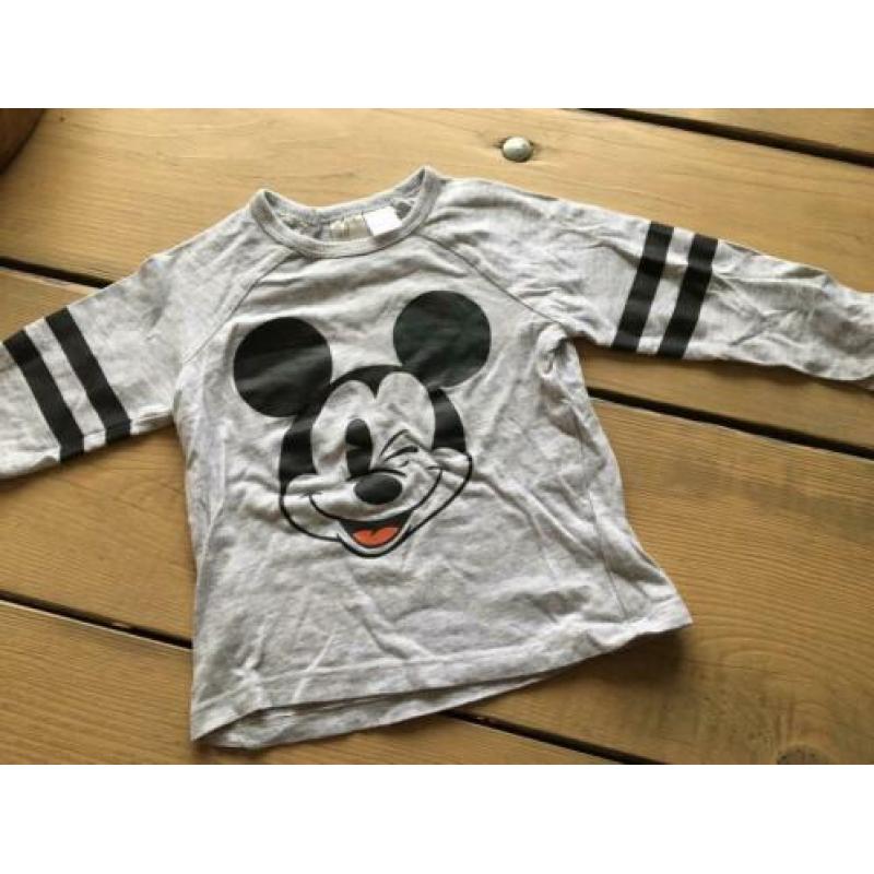 7 Disney shirts lange mouw maat 80
