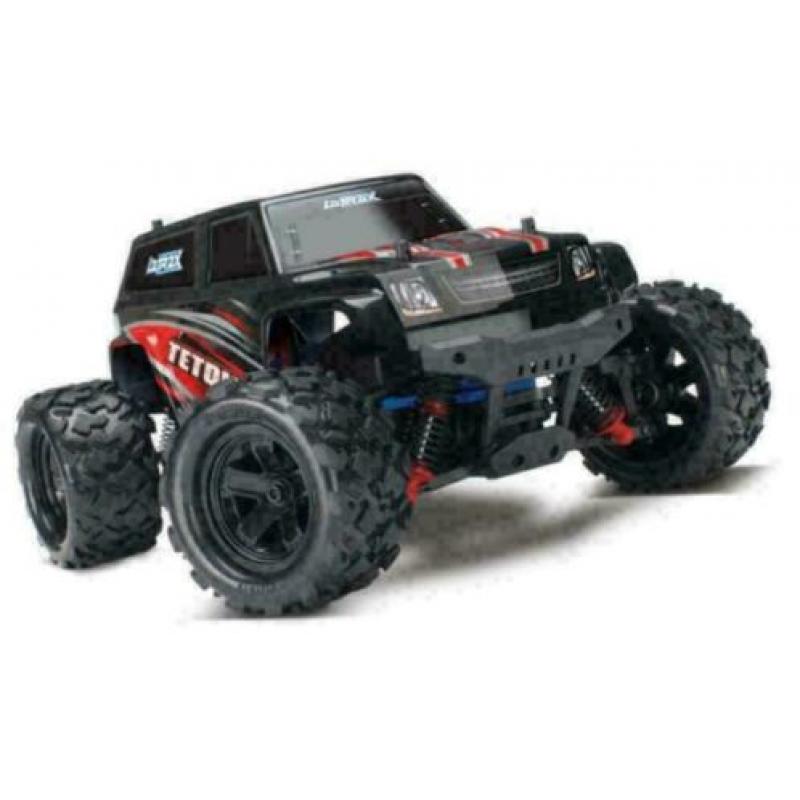 LaTrax Teton 1/18, brushed RTR blauw met accu en 12v lader