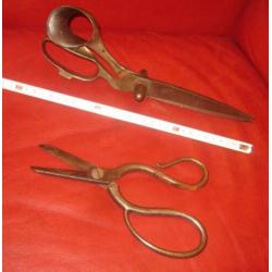 antieke kleermaker scharen