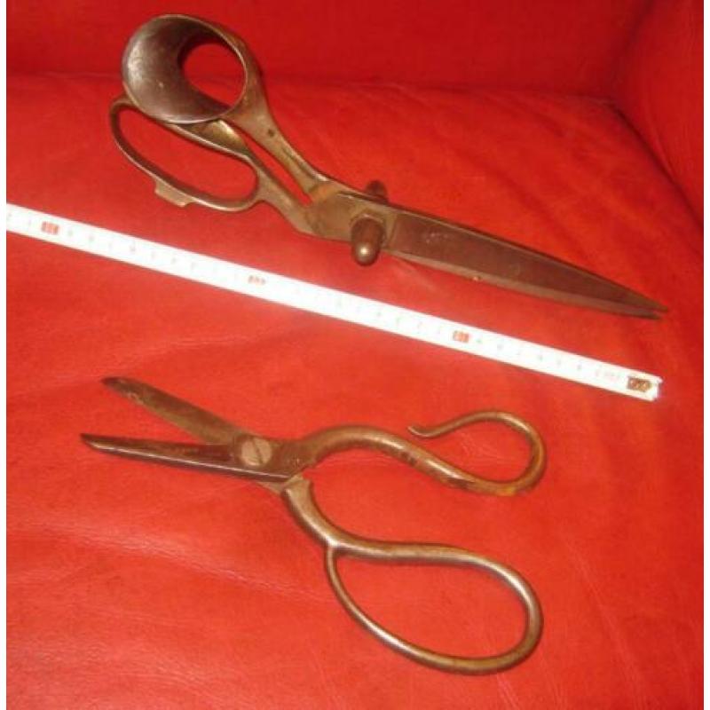 antieke kleermaker scharen