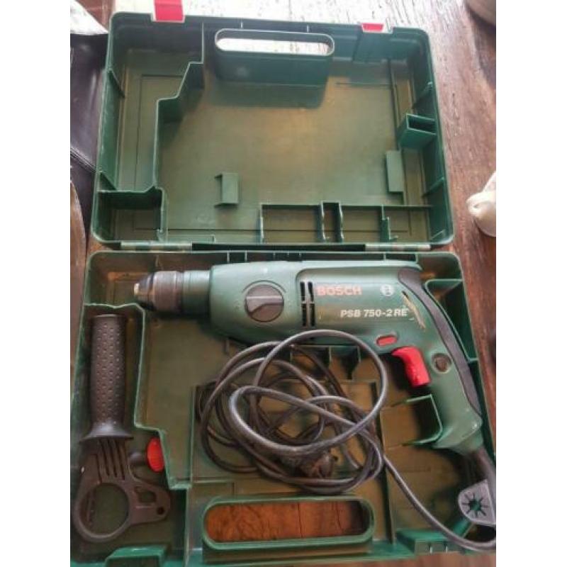 Bosch boormachine met snelspanner