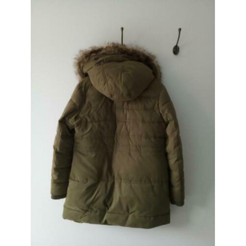 Covert Overt parka jas winterjas 42 XL olijfgroen