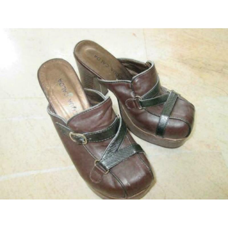 Gothic lolita punk schoenen nieuw hak 11cm mt S 36