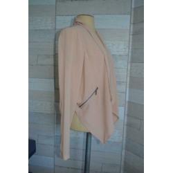 roze vest jasje van vero moda in maat M - q14