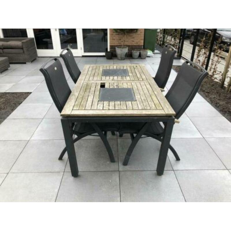 Hartman da vinci tuin set met 4 stoelen